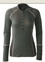 Cabela's + Icebreaker Women's Merino-wool Ls Baselayer Henley Size Small Cabela's + Icebreaker Women's Merino-wool Ls Baselayer Henley Size Small