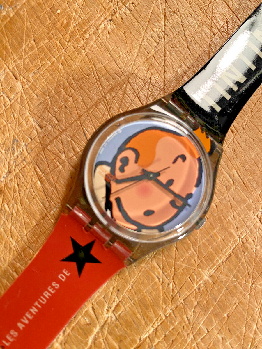 Swatch Watch - GM165 - TINTIN Swatch Gent - LES ADVENTURES DE TINTIN - GM165 - NEW - NUOVO  main image 3
