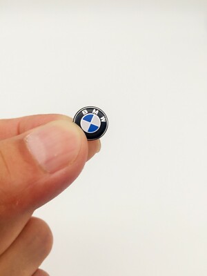 BMW Originele Sleutelhanger Embleem Sticker – 11 Mm Rond Logo Met Krasbestendige Harslaag, Voor Vervanging Van Versleten Badges, Zonder Lijm