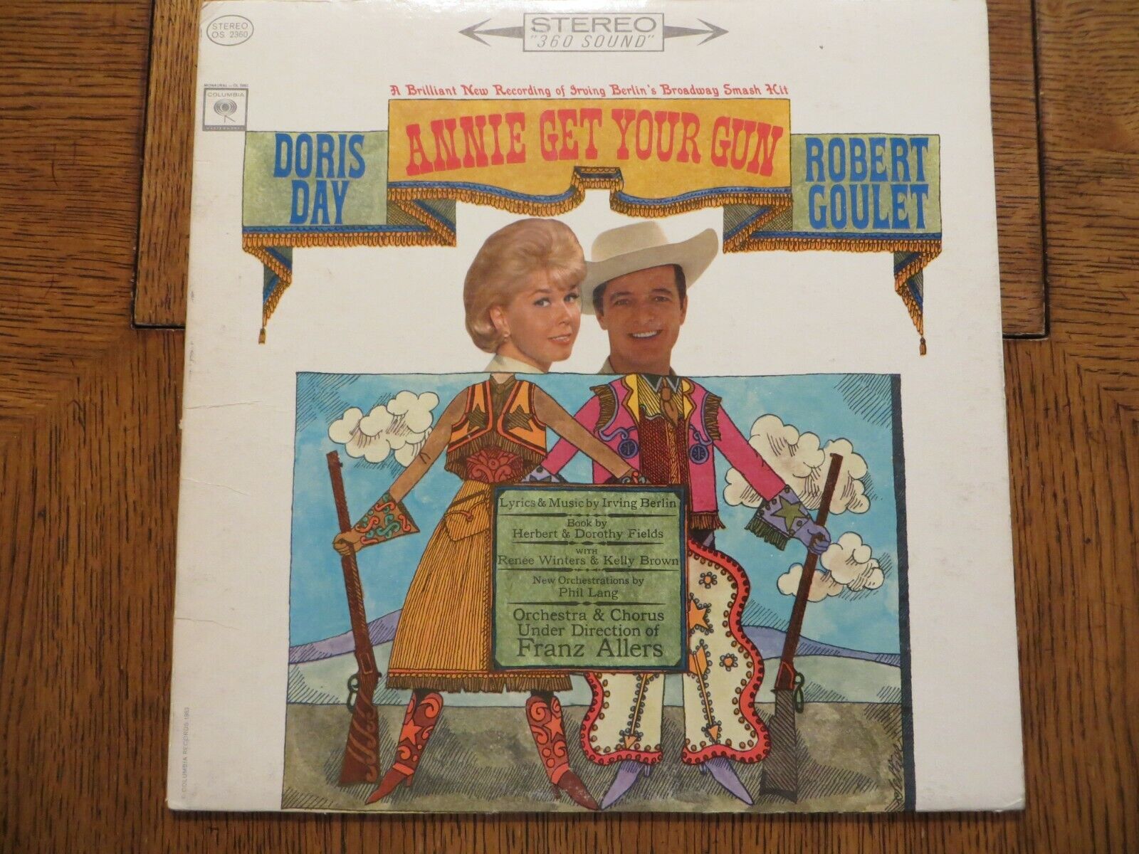 Doris Day, Robert Goulet – Annie Get Your Gun 1963 Columbia OS 2360 LP VG+/VG+
