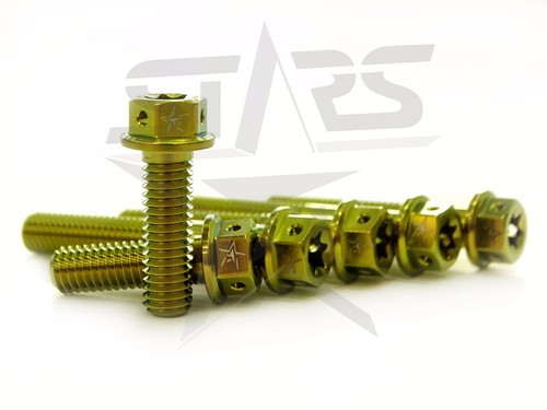 Tornillo Brida M10x80 Forjado Titanio 6AL4V GR5 Hex Torx Star P1.25 P1.5 x1 - Imagen 7 de 12