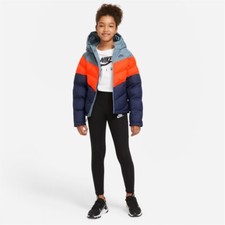 Kids Nike Sportswear Synthetic Fill Jacket CU9157 033 Grey/Orange/Blue Size XL