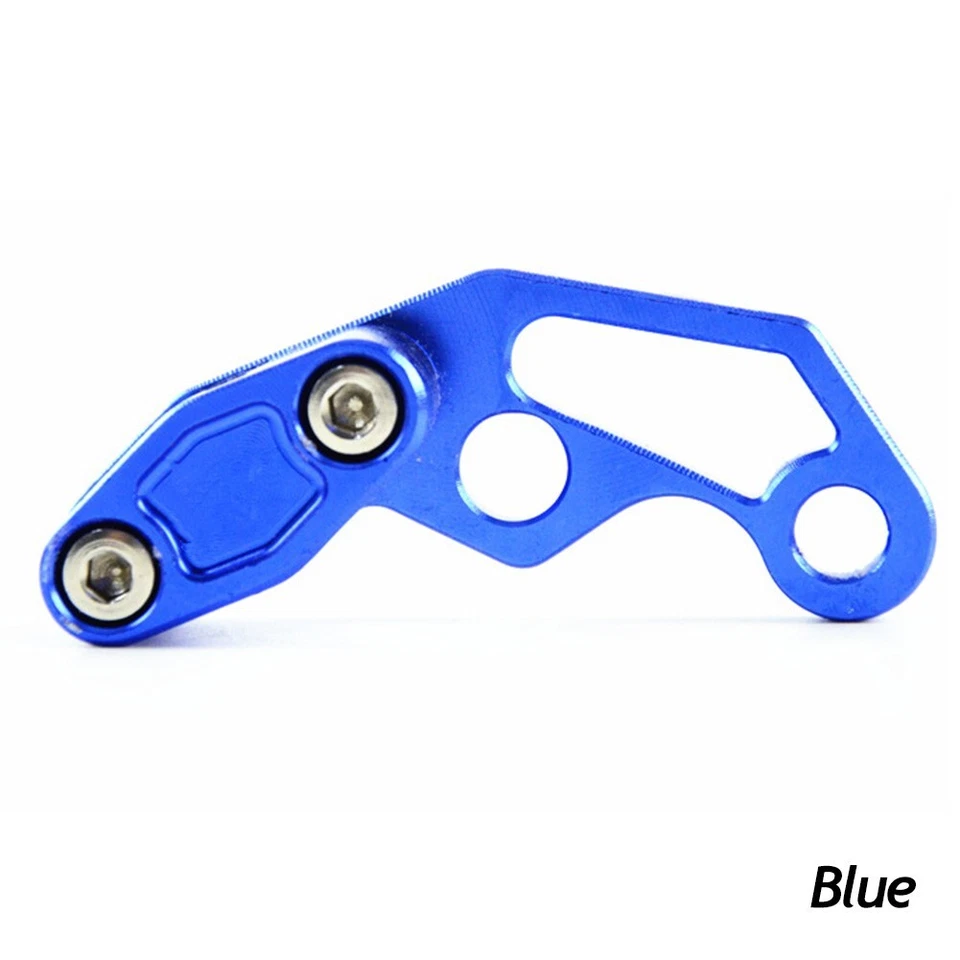 Universal Blue Front Brake Line Hose Clamp Oil Pipe Line Clamps For Motorcycle - Image 4 of 4