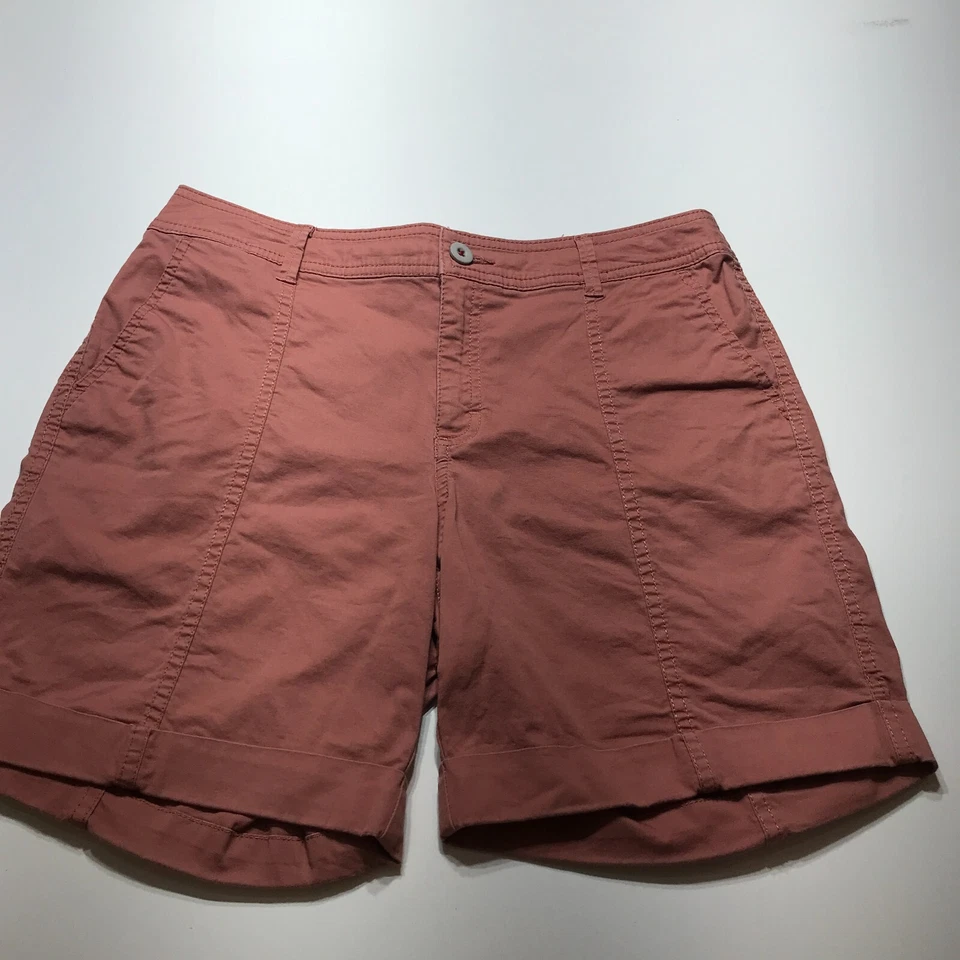 Pantalones Cortos Croft & Barrow Para Mujer Talla 10 Rosa Polvorienta Calce Natural Elastizados Foto 2 de 4