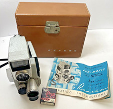 Vintage Revere Eye Matic Spool 8mm Movie Camera Model CA2  Case  Tiffin Filter