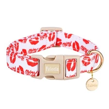 Dog Collar - Cute & Comfy Cotton Pet Collar Adjustable Lightweight Design wit...