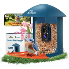 Smart Bird Feeder with Camera Birdwatching Camera with Lifetime Free AI Identify