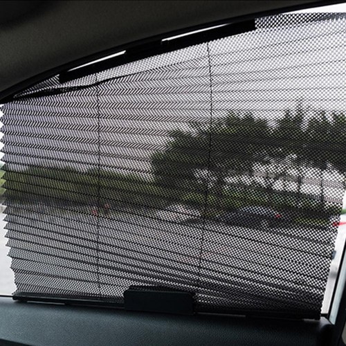 Car Pleated Curtain Auto Retractable Car Sunshade UV Protection Heat Insulati;'/ - Picture 9 of 14