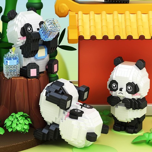 MAISHEKE Mini Panda Building Blocks-630pcsMicro Building Blocks for AdultsMin... - Picture 4 of 6