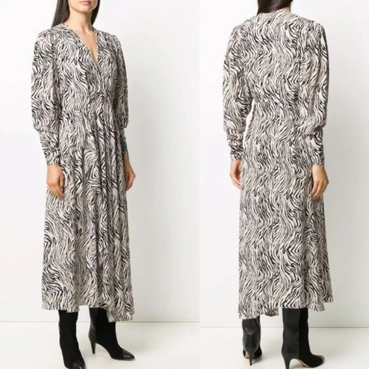 Isabel marant 2025 zebra dress