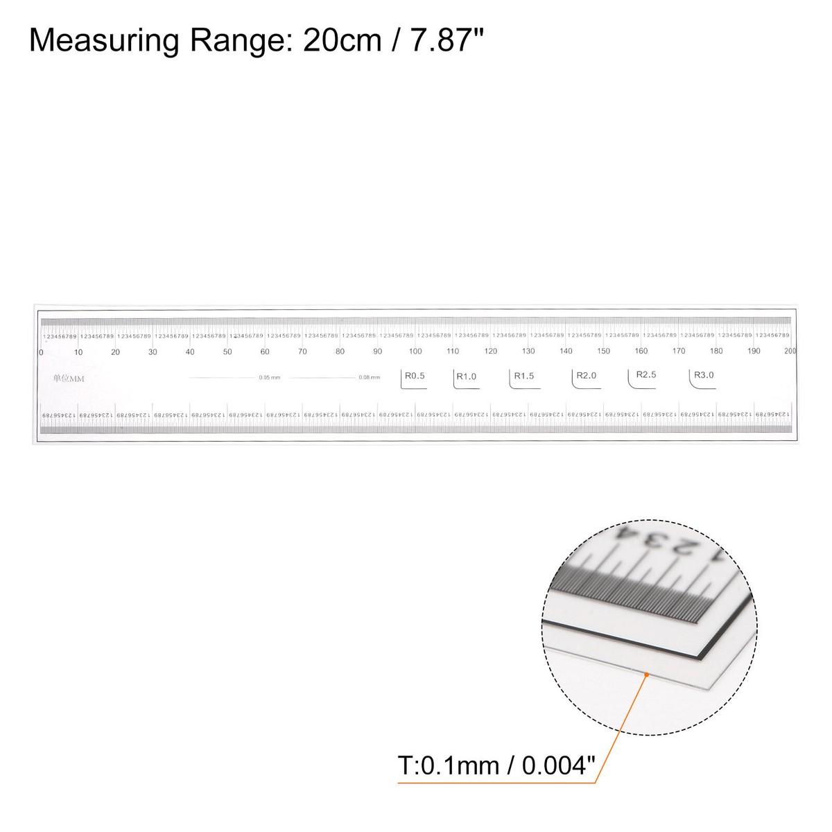 10 Mm Ruler Actual Size
