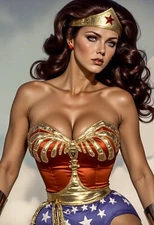 "Wonder Woman 83" 13x19 Fine Art Print Limited to Only 20 Hand-Numbered Copies