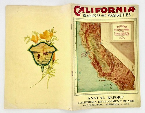 California Development Board / 1912 BROCHURE CALIFORNIA RESOURCES 1st Edition - Picture 10 of 10