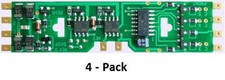 NCE 5240107 DA-SR HO Scale Board Replacement DCC Decoder 4-Pack