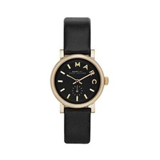 Original Marc Jacobs MBM1273 Mini Baker Quartz Watch Women 28mm 50M Waterproof