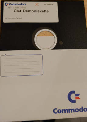 Commodore C64 Demodiskette (Diskette) working condition 1982 rare early version