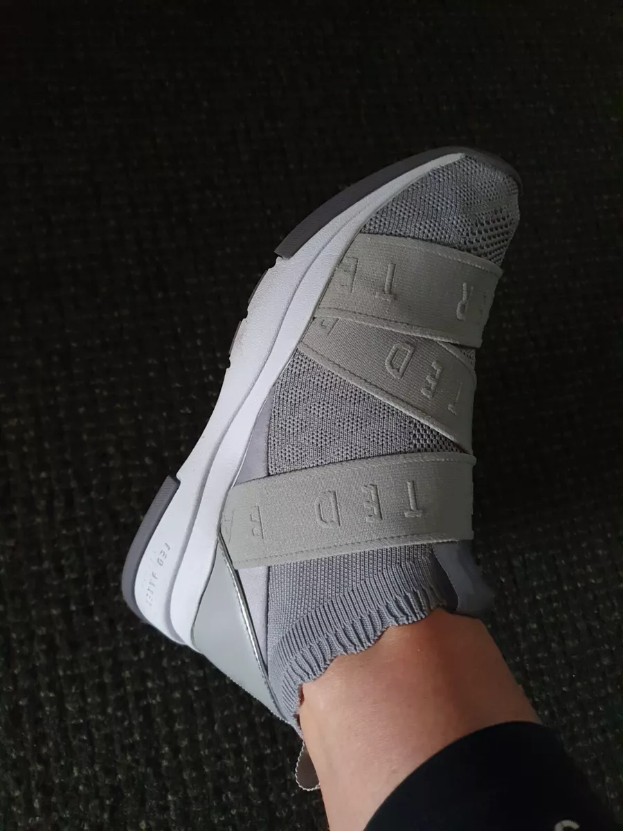Ted Baker Elastic grey trainers Adriha size uk 5.5 eu 38.5 VGC eBay