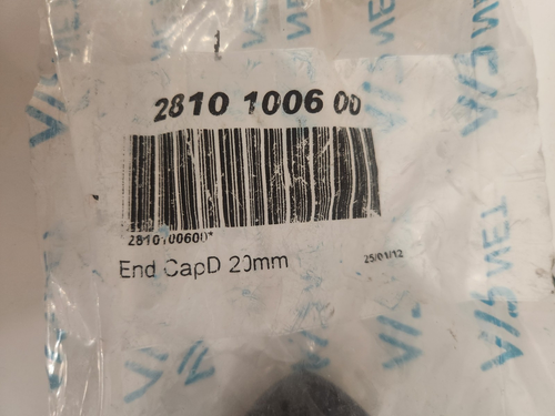 AIRnet 2811 1006 00 20mm End Cap D for 3/4” AIRnet Anodized Aluminum ...