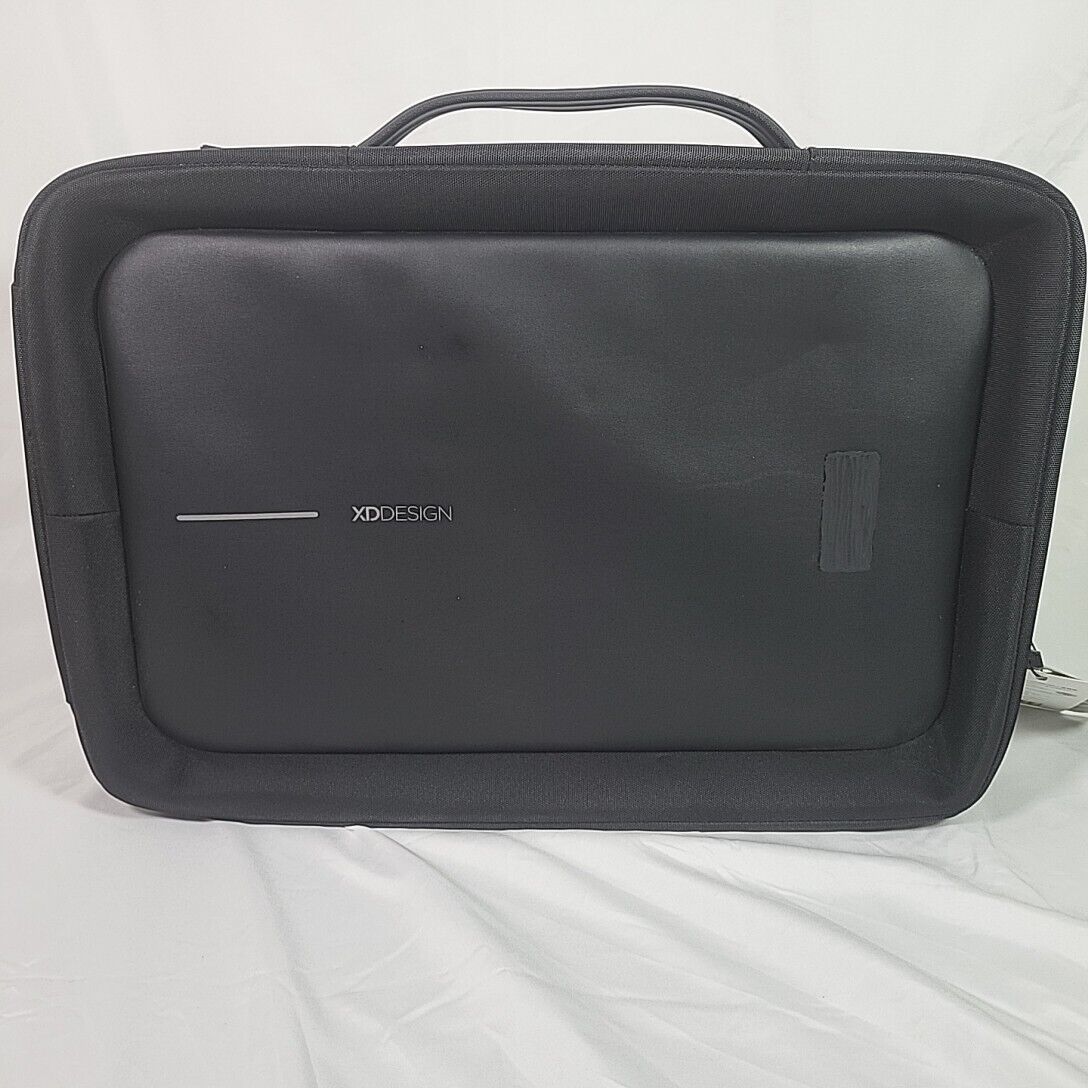 XD Design Bobby Biz Anti-Theft Backpack briefcase USB black sleek Z4