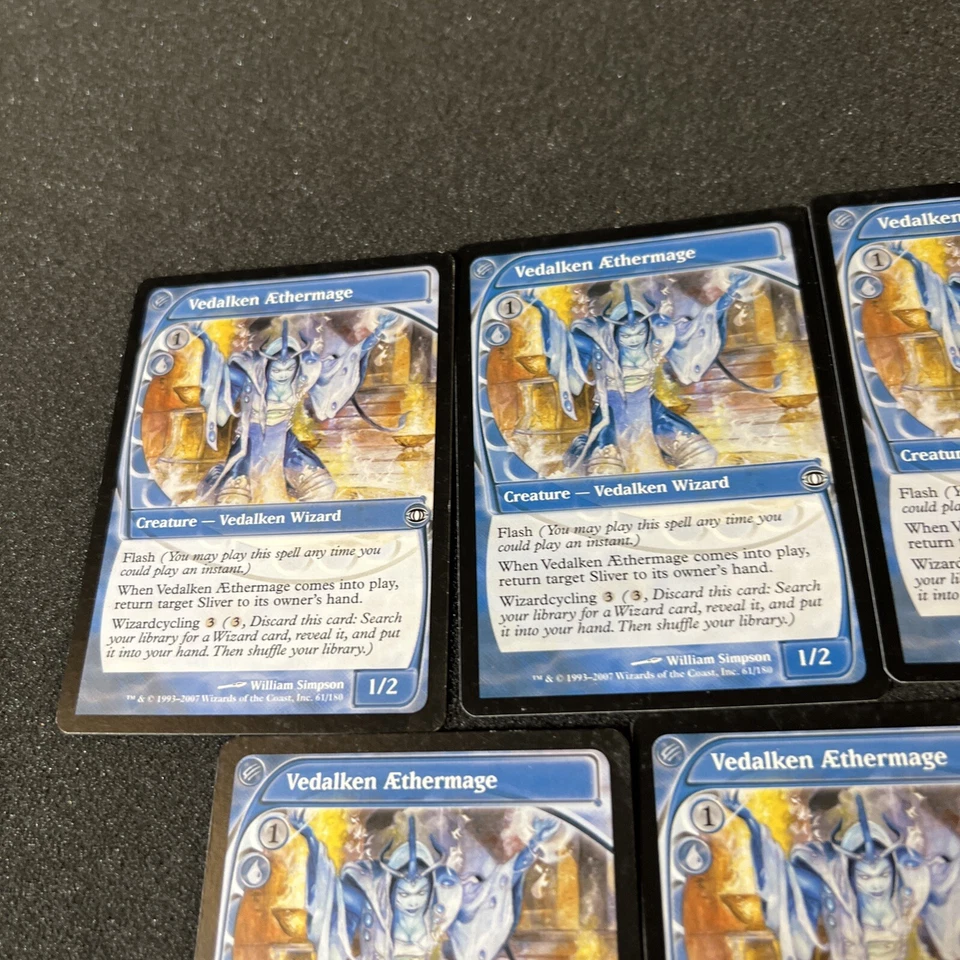 Vedalken Aethermage Magic The Gathering Mtg Future Sight Card 5 - Image 3 of 4