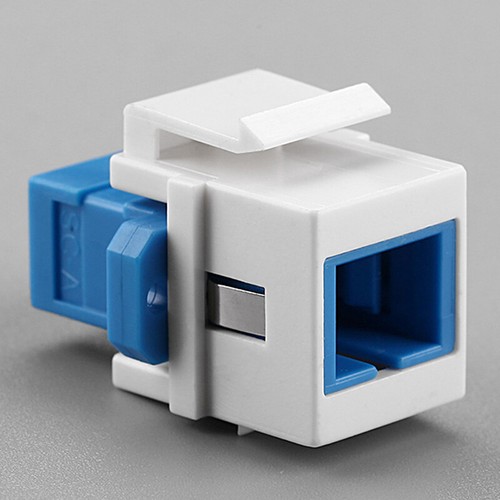 Keystone Jack SC Fiber Optic Module Adapter SC f / F Keystone Module Coupler - Zdjęcie 6 z 6