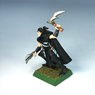 Dunkelelfen Assassinenelfen - Warhammer Fantasy bemalt klassisch Metall X7847