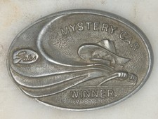 VINTAGE 1970S GATES MYSTERY CAR WINNER LIMITED EDITION BELT BUCKLE