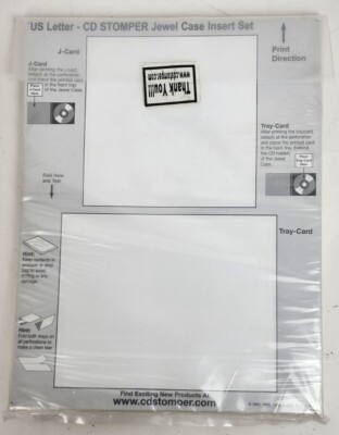 CD Stomper Pro CD Blank Labels Set DVD Blue-ray Zip Floppy Jaz Mo