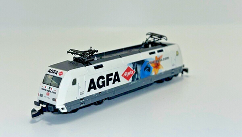 Z Scale Marklin 88689 Electric Locomotive "AGFA" 101 1154-4 Agfa Original Box - Picture 7 of 10