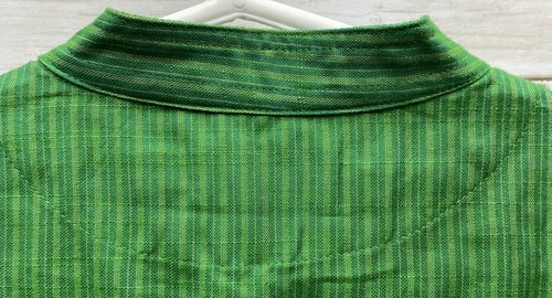 FABINDIA Kurta Long Boys Kids Youth Shirt Size 8-10 Years Green Stripes Pockets - Picture 20 of 24