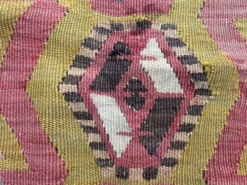 Vintage Handmade Turkish Kilim Rug Oriental Wool Anatolian Kilim Rug 122 x 91 cm - Picture 12 of 14