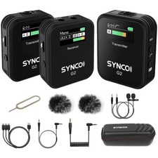 SYNCO G2 G2A2 2.4GHz Wireless Lavalier Microphone System for Smartphone DSLR
