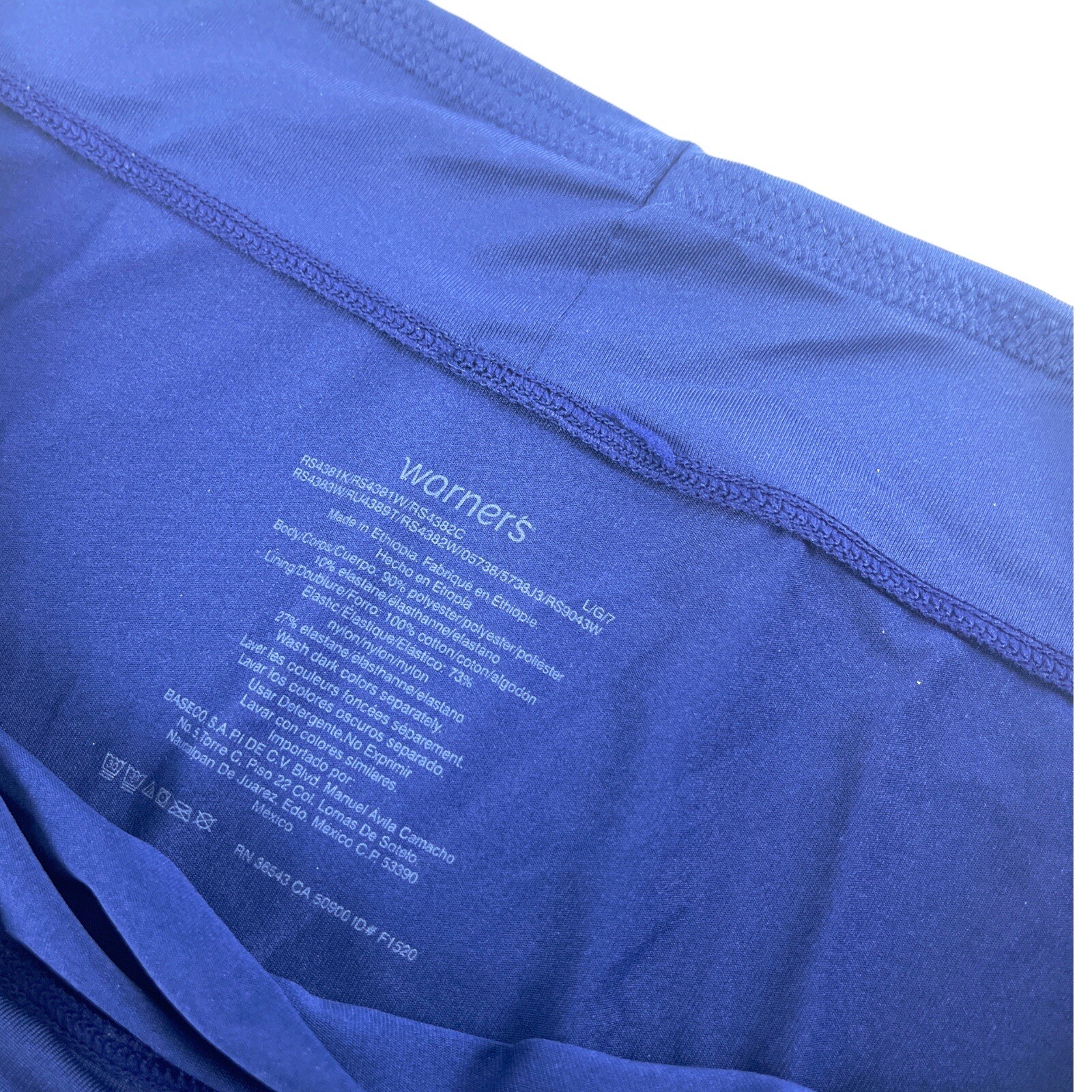 Warner's Women's Blissful Benefits No Muffin Top Large, Black/Navy Ink/White NEW 608926687758 eBay