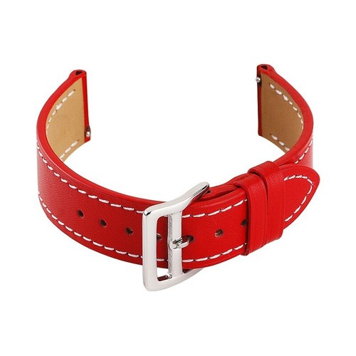 DIY Men Genuine Leather Watch Band Strap with Spring Bars Retro Width 18-24mm - Picture 13 of 17