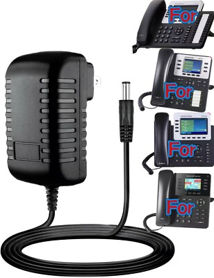 AC Adapter for Grandstream GXP2130 V2 / GXP2135 GXP2140 GXP2160 IP Phone