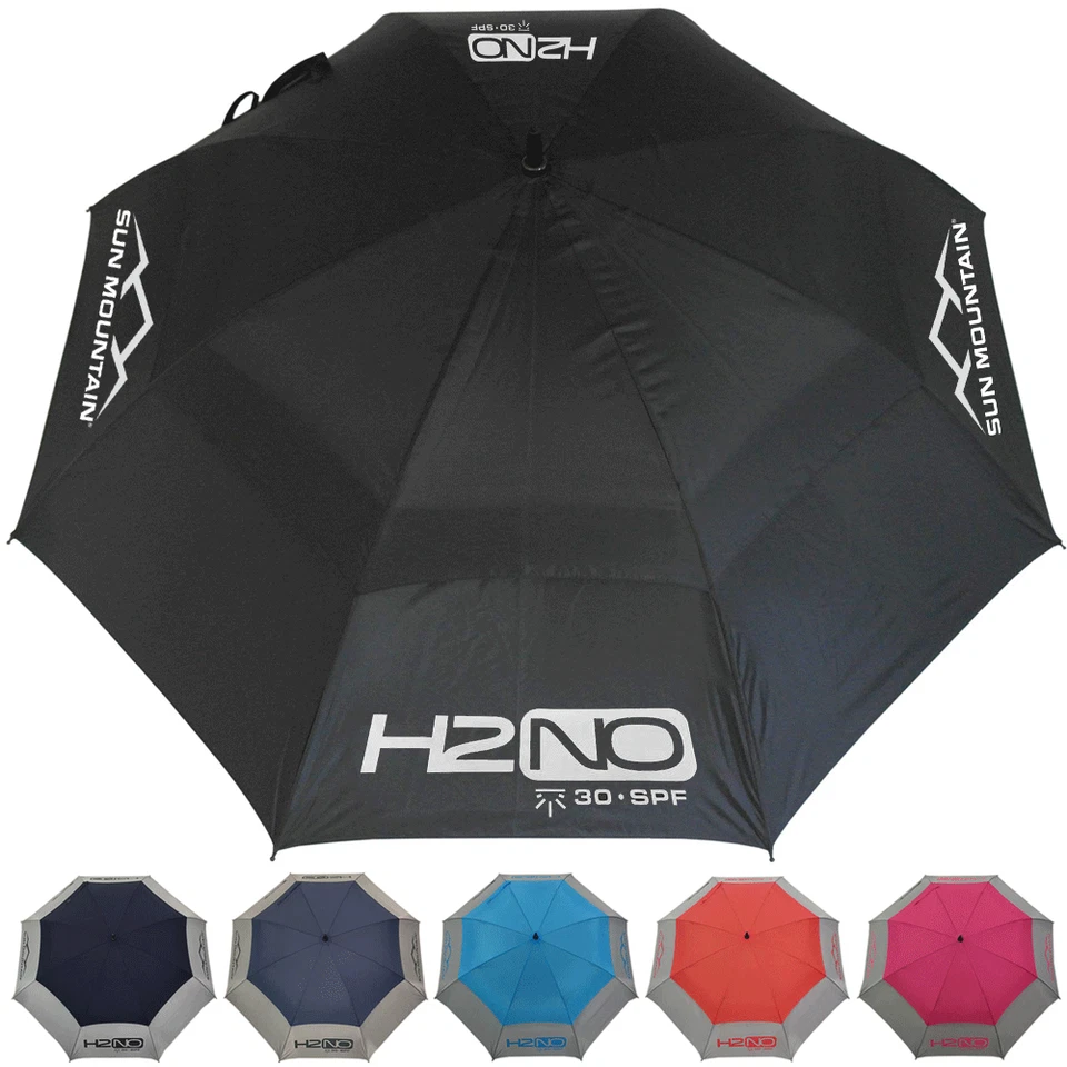 SUN MOUNTAIN H2NO 68" BELÜFTETER GOLFSCHIRM / AUTO OFFEN / WINDDICHTES BROLLEY