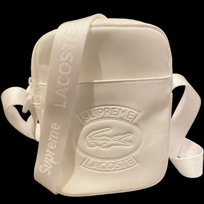 Supreme LACOSTE Shoulder Bag White With Dust Bag | eBay