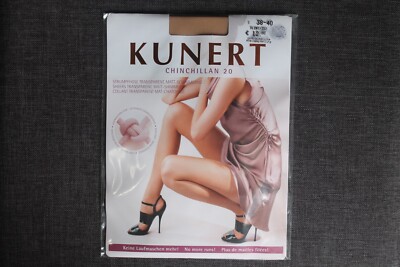 Vintage KUNERT Chinchillan Feinstrumpfhose Gr. 38-40 Teint 20 den Neu OVP
