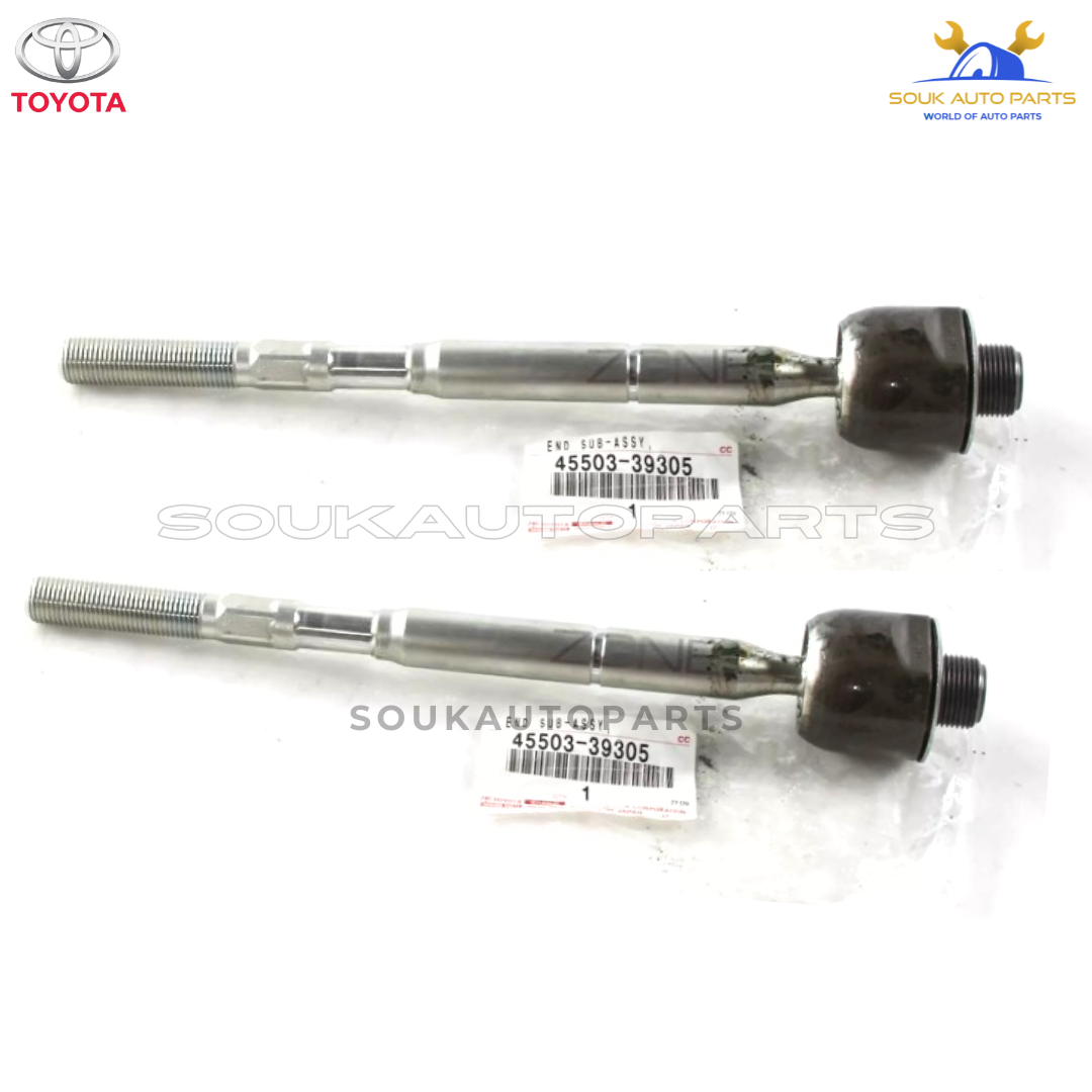 second 45503-39305 Genuine Toyota 2x INNER STEERING TIE ROD END 1GR FJ