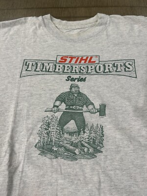 Vtg STIHL Timbersports Series Official Short Sleeved T-Shirt