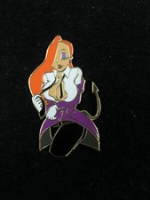 DISFRAZ PIN DISNEY FANTASÍA JESSICA CONEJO BLANCO Y AZUL DIABLO