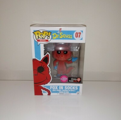 Funko Pop! Dr. Seuss Fox In Socks Flocked Figure - Collectible Vinyl Toy