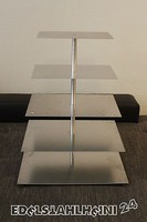 TortenstäNder Aluminium Hochzeit Party 5 Etagen HochzeitstortenstäNder Alu