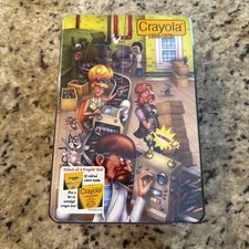 New Sealed Crayola Crayons 1953-1978 Metal Container Box Tin