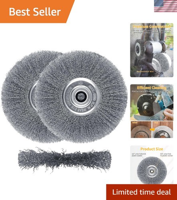 #ad #ad Wire Wheel for Bench Grinder 8 Inch 2 Pack Rust Removal Metal Polishing $40.00