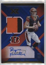 2019 Panini XR Rookie Swatch Auto Blue 23/49 Ryan Finley #RSA-16 Auto 4f5