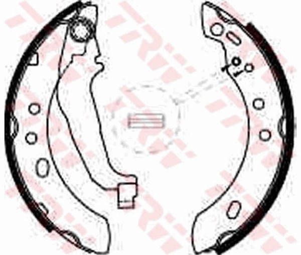 TRW Bremsbackensatz GS8527 FüR Nissan K11 Micra 2 16V HK11 AK11-image