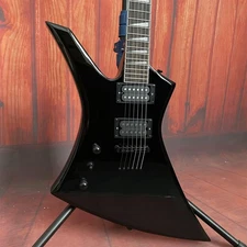 In Stock Floyd Rose Bridge Electric Guitar 6 Strings Black Hardware H-H Pickups