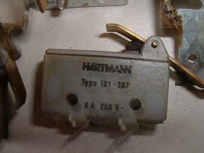 3 x Taster  Hartmann Typ 107-387 Sielaff FK 190