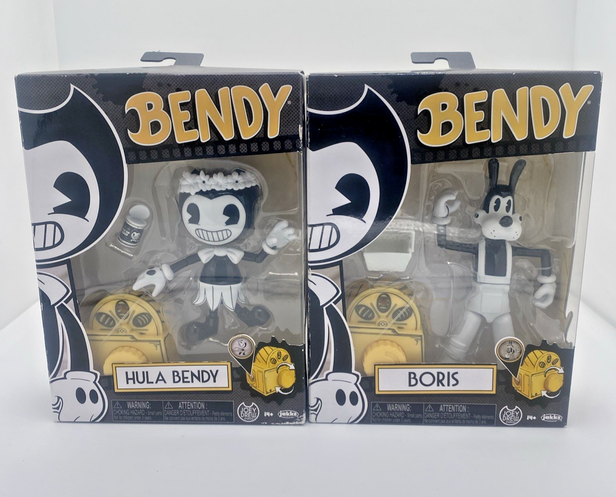 Bendy and the Ink Machine: Hula Bendy and Boris Wave 3 Set Jakks